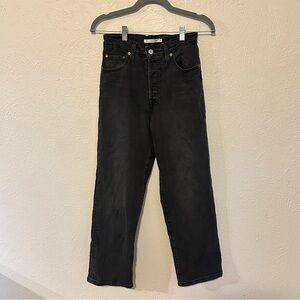 Levi's Women's Black Straight Jeans